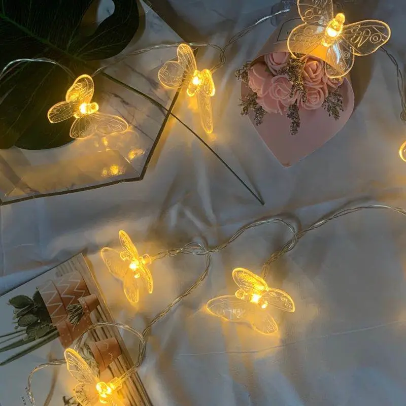 LED Butterfly Lighting Chain Crystal Wedding Shop