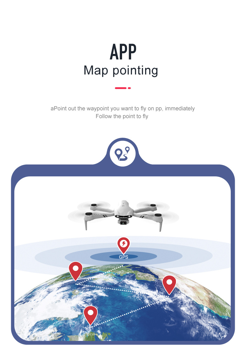 Title 15, F10 Drone GPS Plegable para Fotografía Aérea, P...