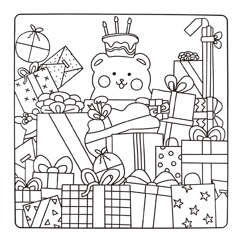 The Coloring Book Series Supports Labeling