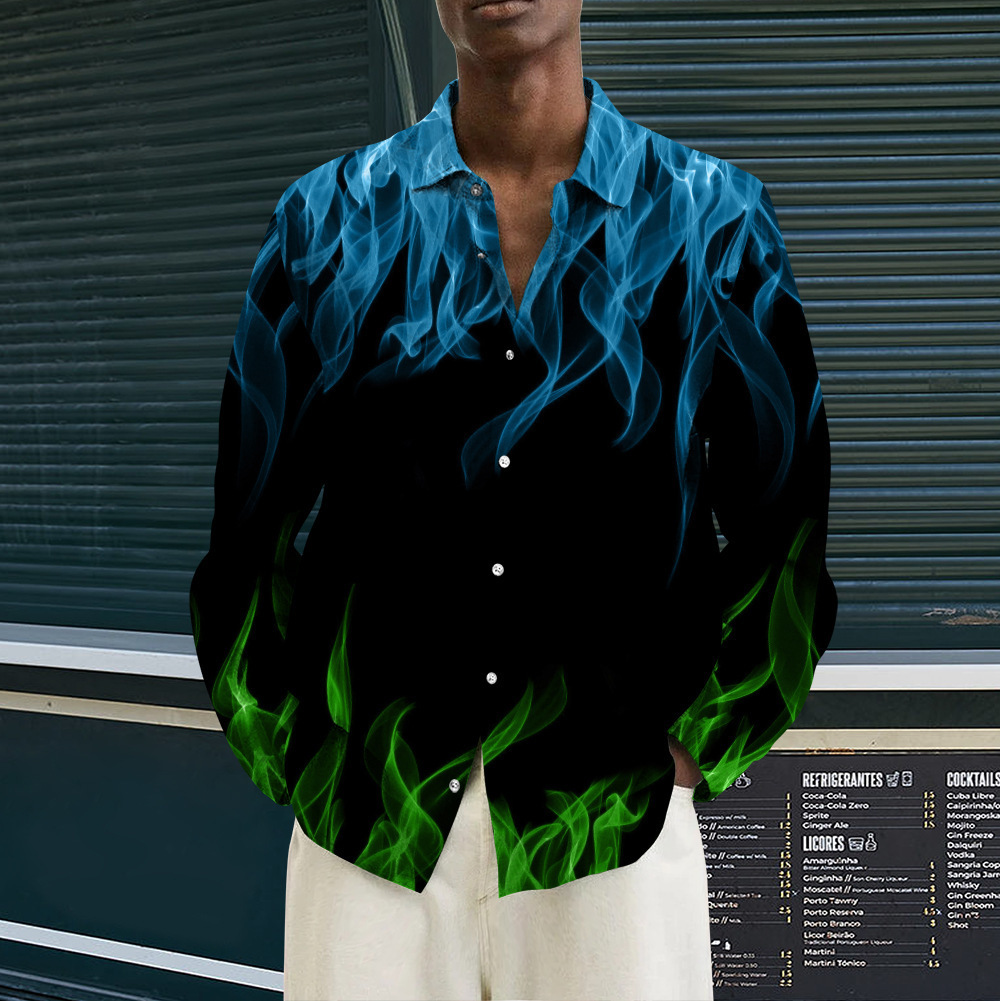 Mehrfarbiges Langarmshirt Flame Youth - Bild 8 von 10