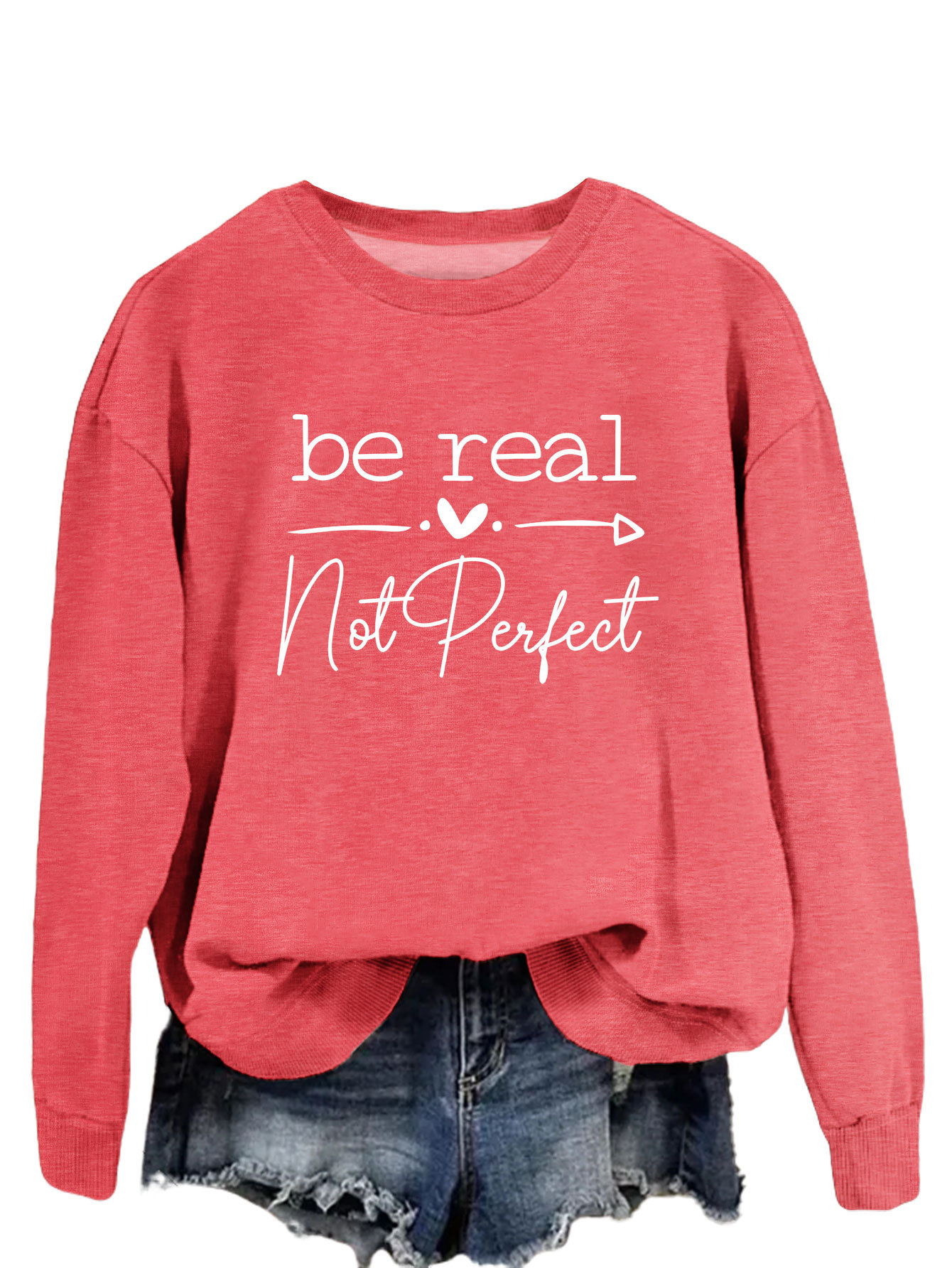 Red Sweater White Font