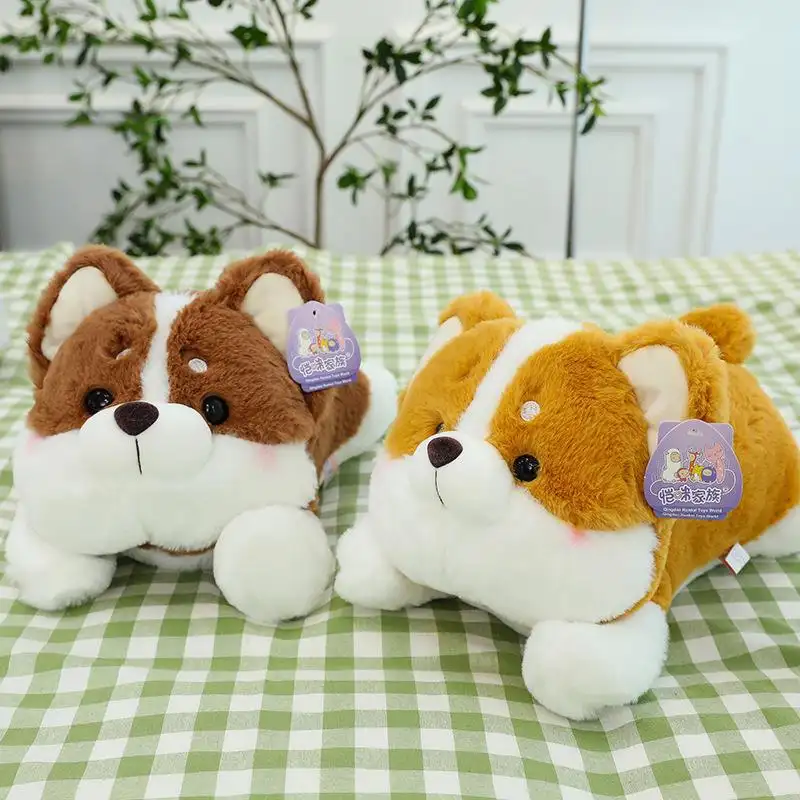 Corgi Doll Plush Toys Small Size Creative Car Cushion