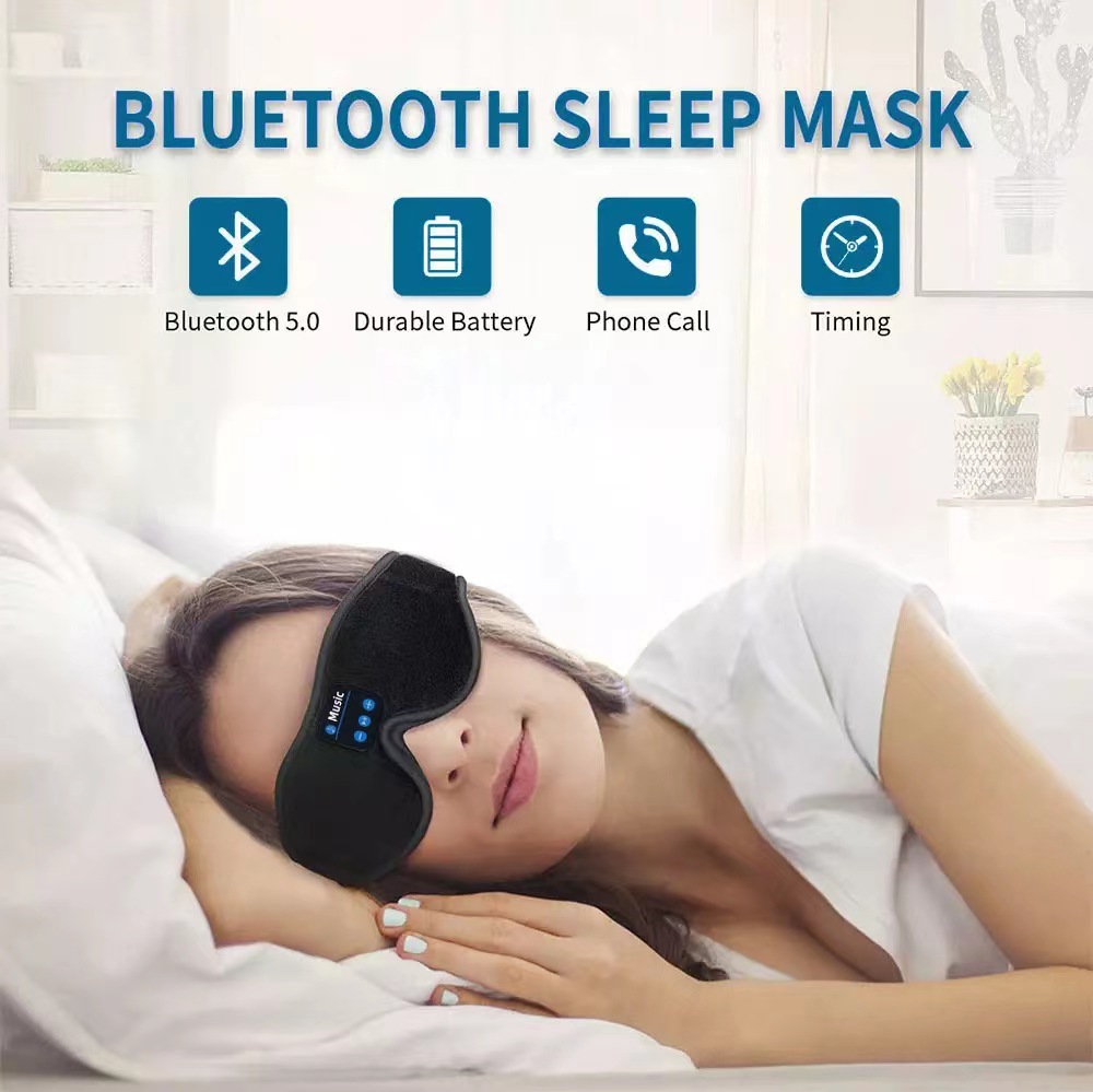 Title 5, 3D Eye Mask Bluetooth 50 Unlimited Music Stereo