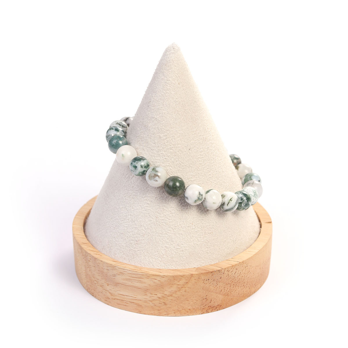 Multi-colored Natural Stone Bead Bracelet