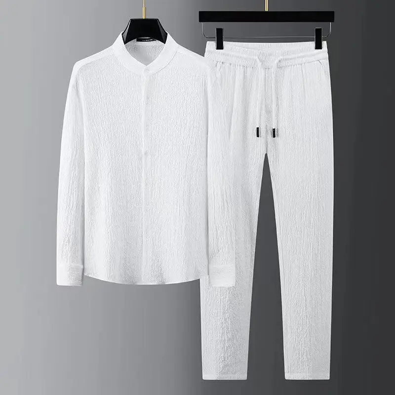 Casual Light Thin Suit Men's Summer Seersucker