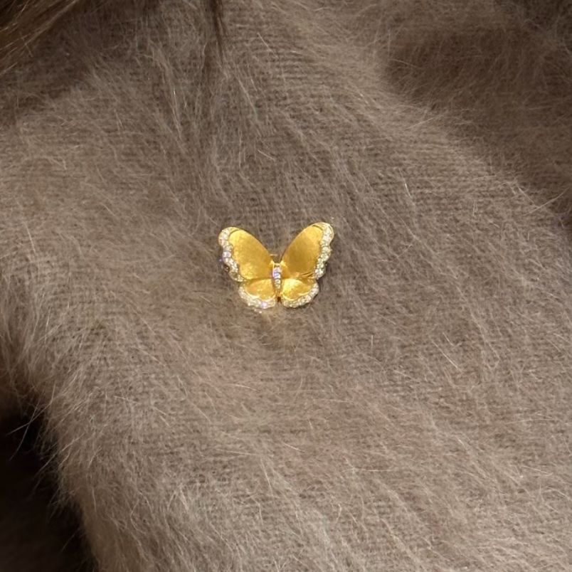 Sterling Silver Butterfly Brooch, picture 2 of 5