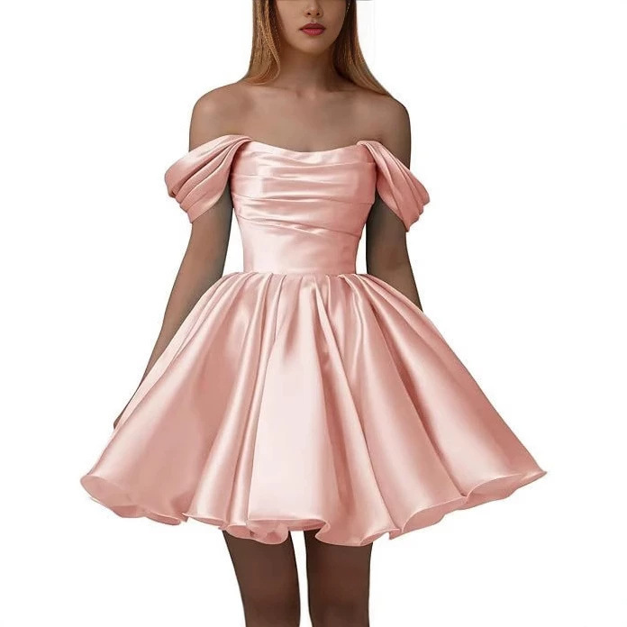 Pleated Ball Gown Wedding Party Dress Everyday Dress