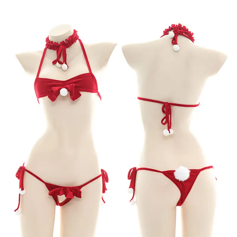 Underwear Gift Set Sexy Cute Three-point Private Pajamas