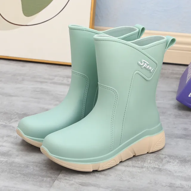 Rain Boots Ladies Kitchen Anti slip Green - Shop at LoveMi