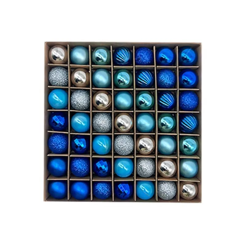 3cm Decorative Colored Ball Christmas Tree Plastic Pendant