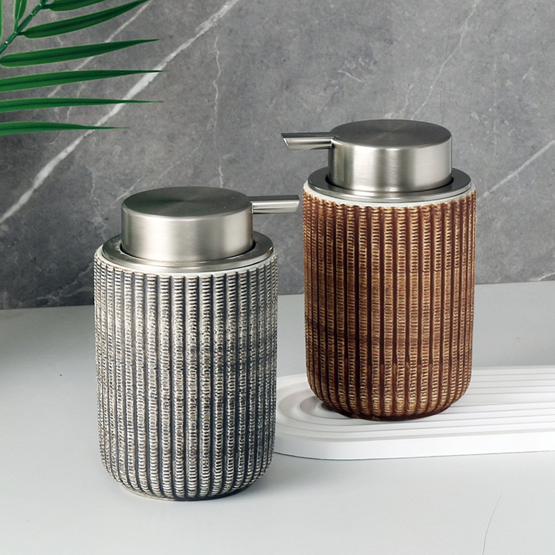 Mousse Ceramic Large Capacity Facial Cleanser Storage Bottle
