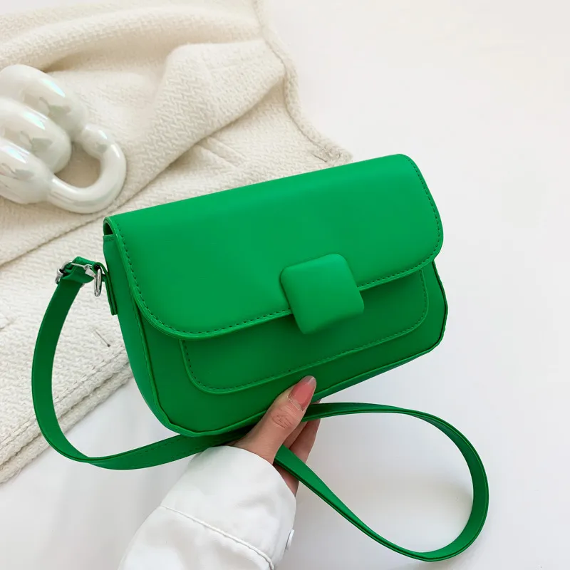 Summer Trendy Korean Style Shoulder Bag Casual Crossbody Bag - Green