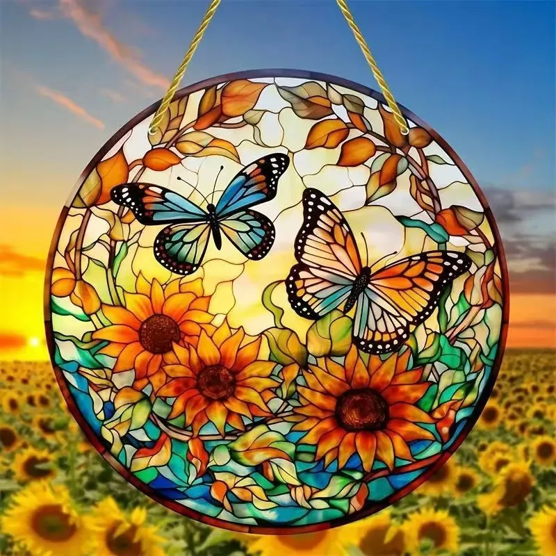Creative Butterfly Theme Home Wall Decoration Acrylic Hanging Painting – image 6