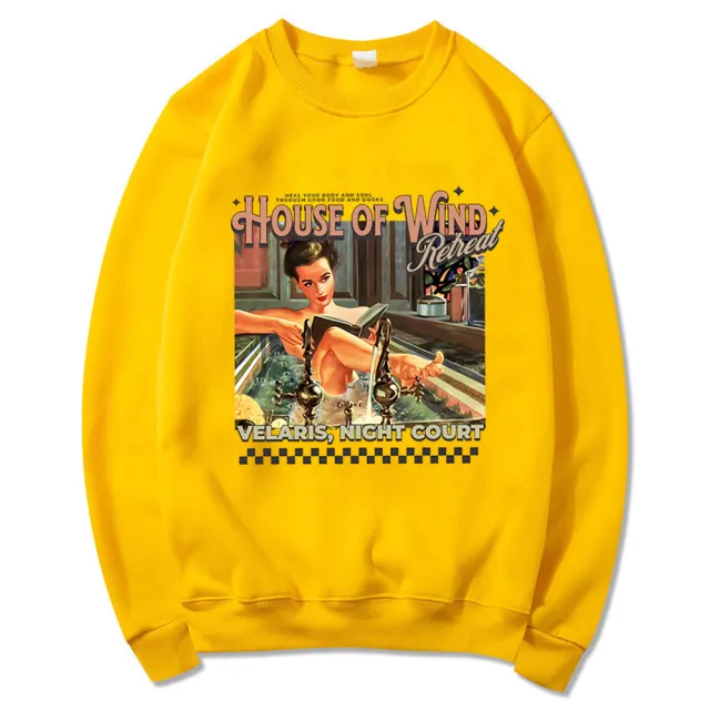 Pattern Round Neck Top Casual Bottoming Shirt Sweater Yellow - Shop at LoveMi