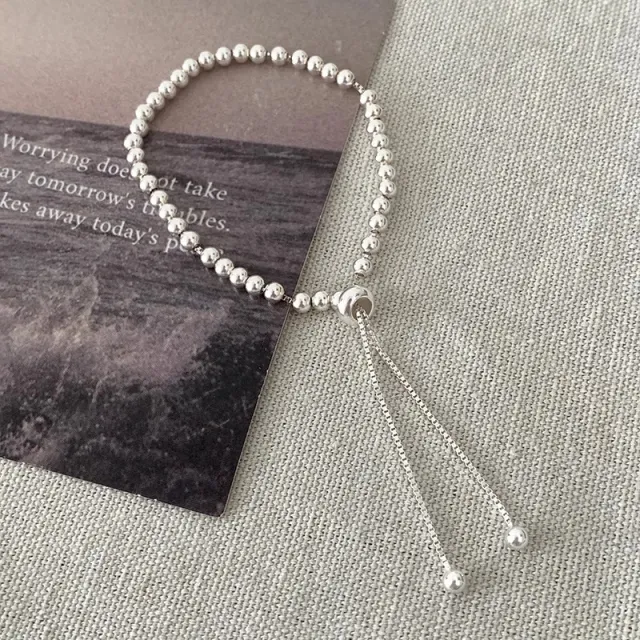 Round Beads Pull Bracelet Women's Simple Design Sl1513 - Shop at LoveMi