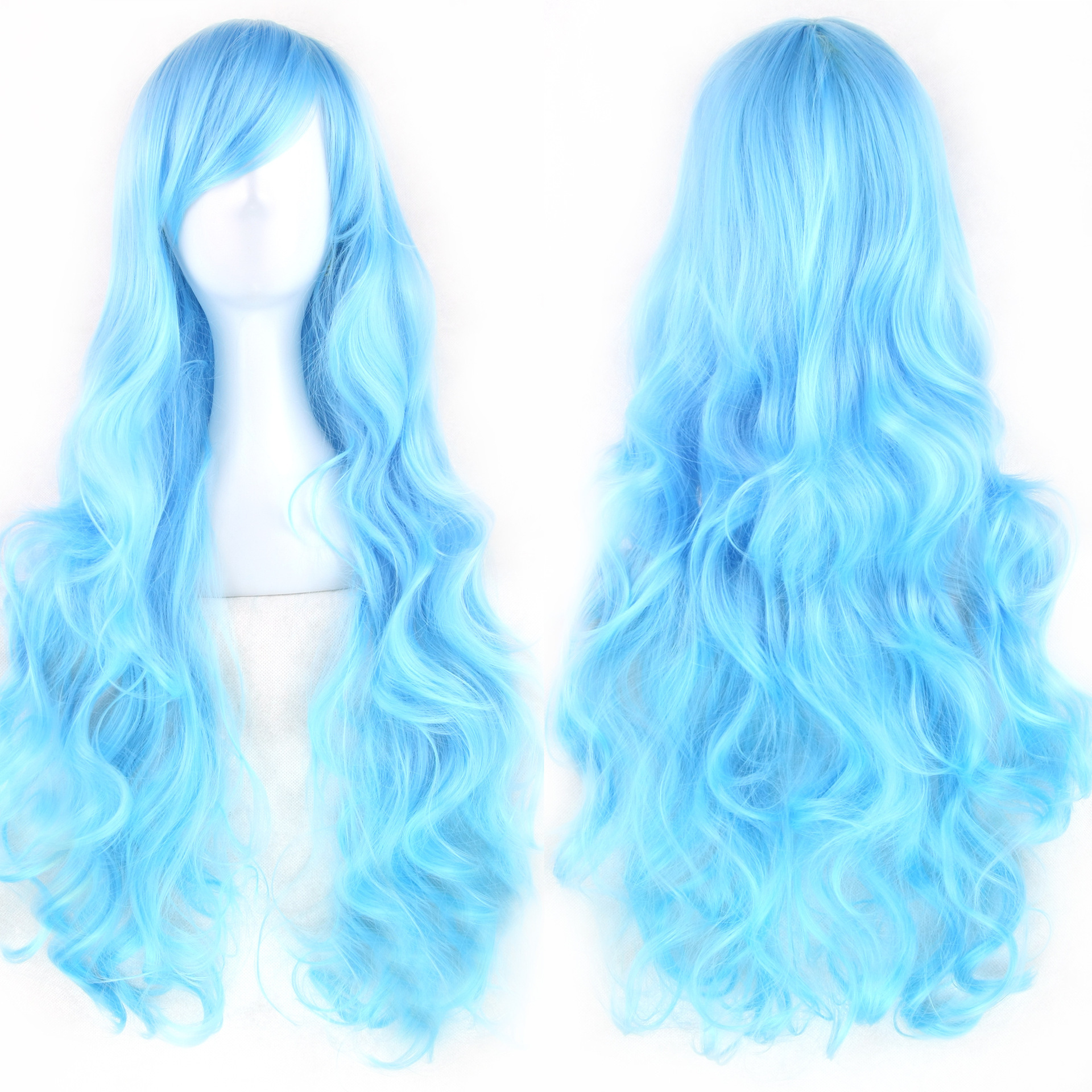 Pure Color All-matching COS Long Curly High-temperature Fiber Wig 25