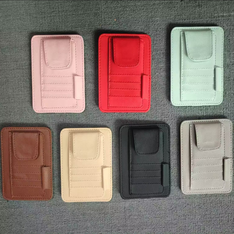 Car Card Holder Car Sun Visor Ticketglasses Clip ID Holder