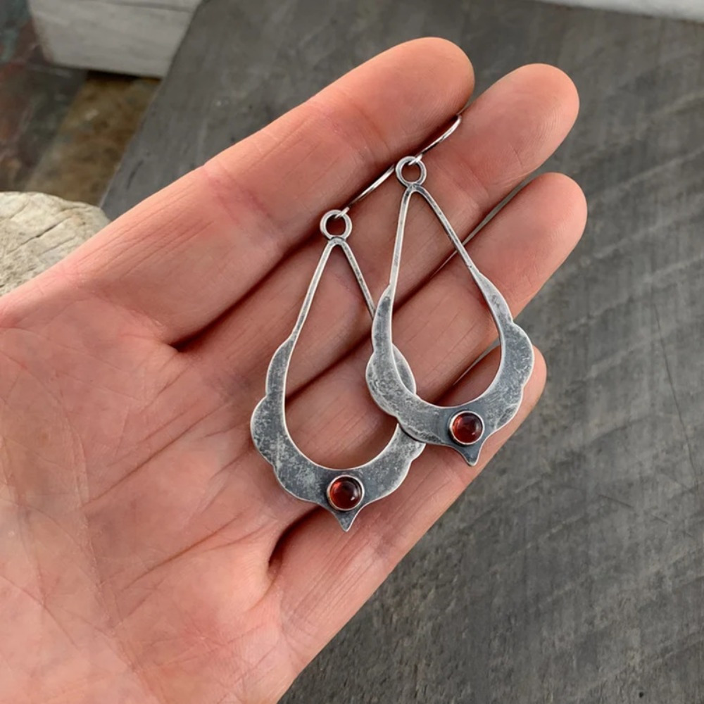 Simple Bohemian Creative Geometric Distressed Retro Diamonds Eardrops