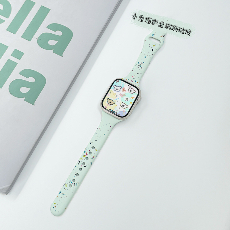High-End Summer Light Mint Nylon Watch Strap Series