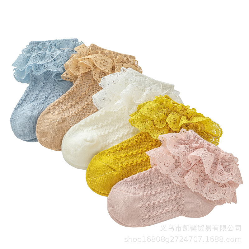 Baby Cotton Socks Dance Lace Stockings