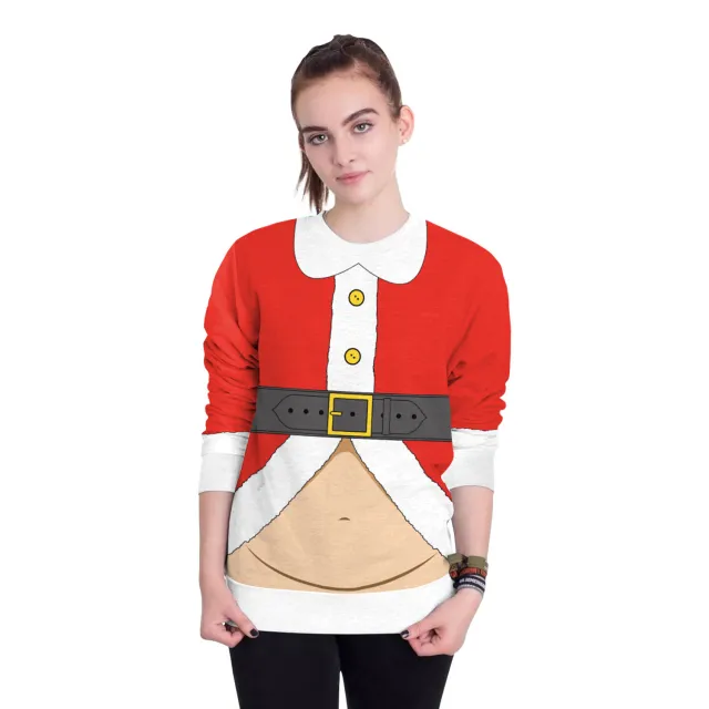 Women's Christmas 3D Digital Printed Pullover Sweatshirt Swys048 Xl - Shop at LoveMi