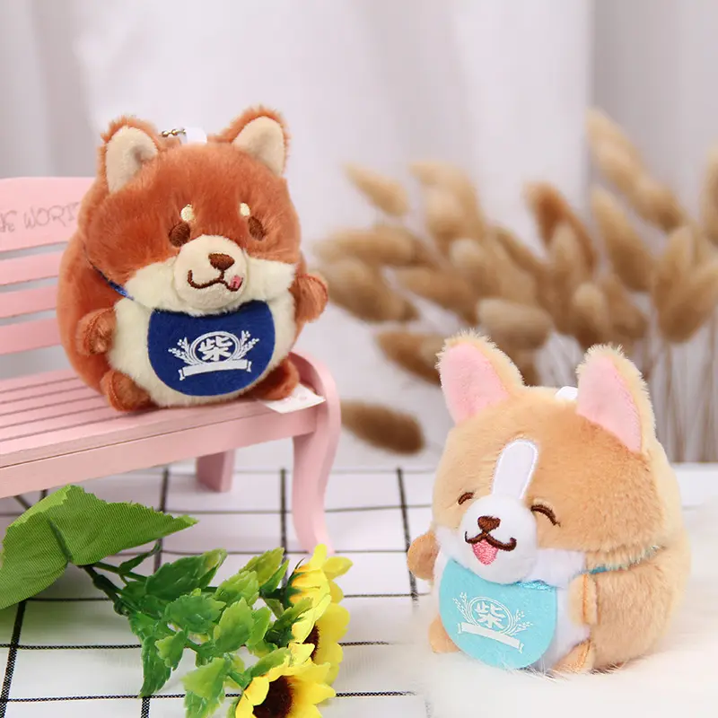 Cute Shiba Inu Plush Backpack Doll Pendant