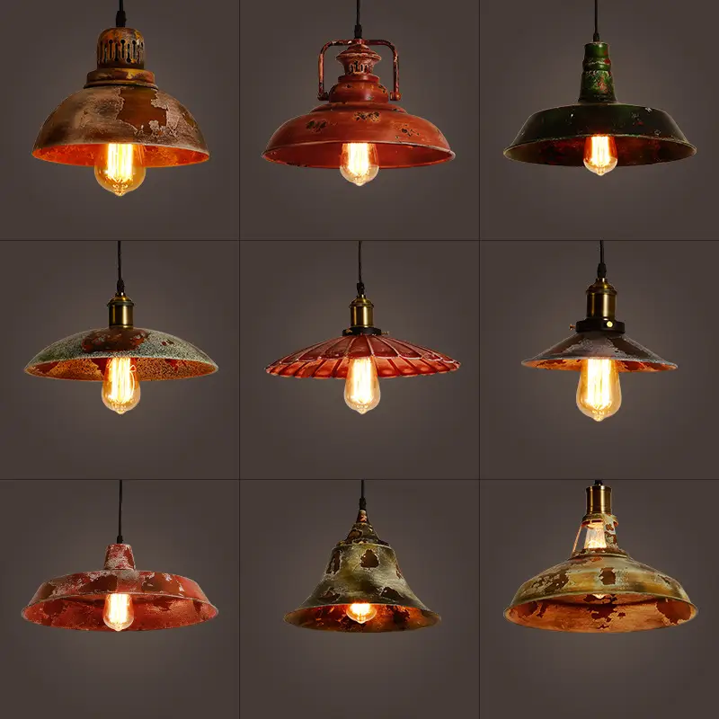 Personalized Coffee Restaurant Single-head Pot Cover Chandelier