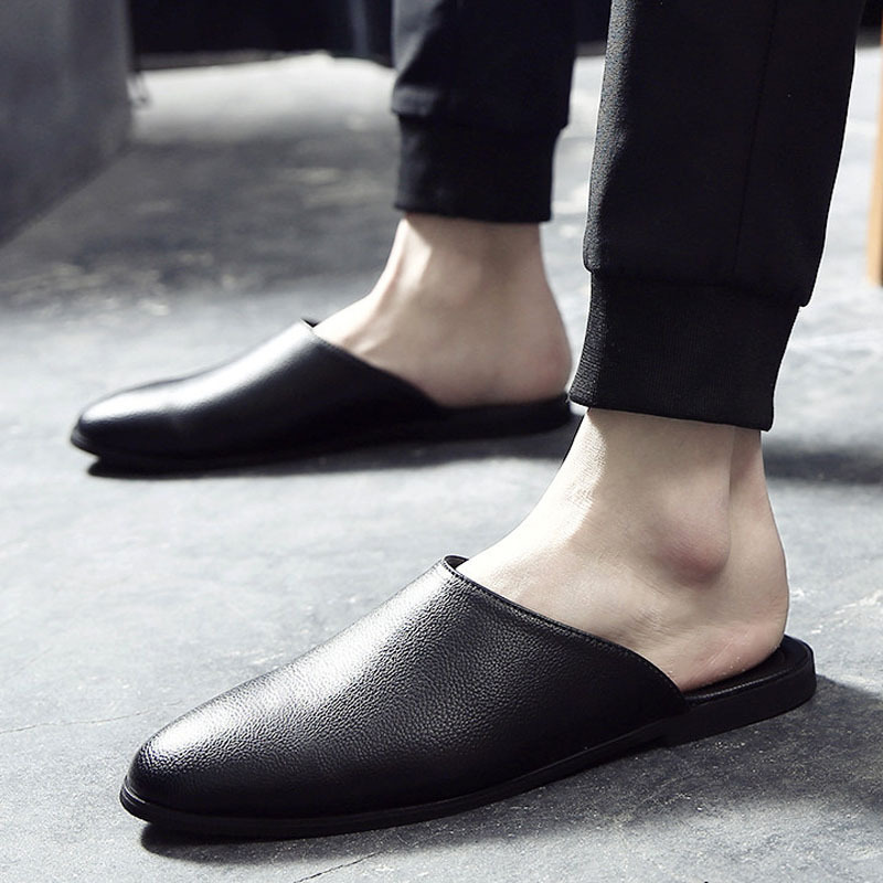 Mens Backless Fashionable Casual Half-slippers