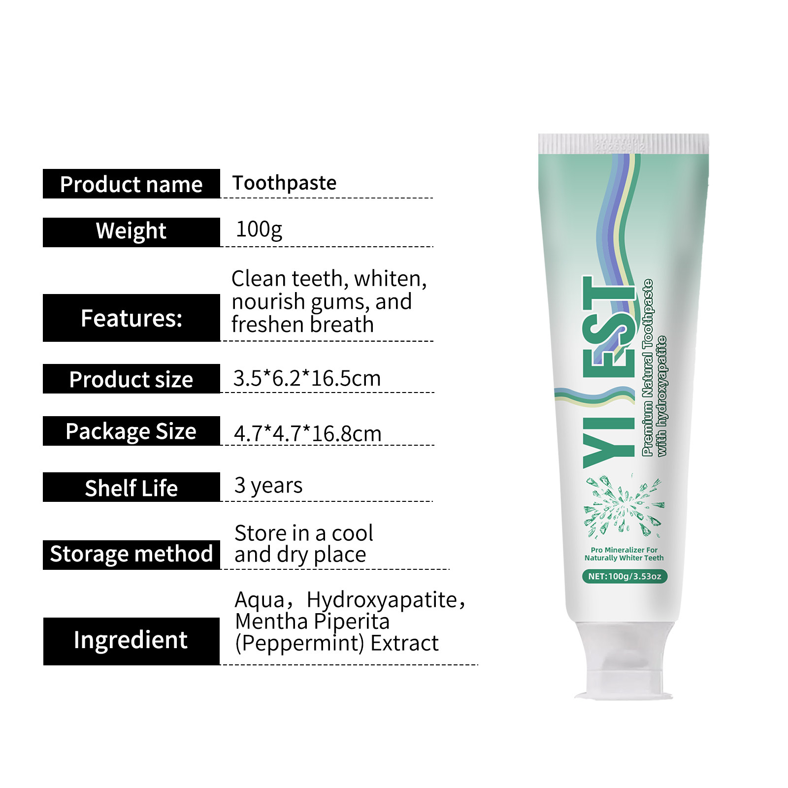 Title 6, Nano Hydroxyapatite Deodorant Tooth Tut Mint To...