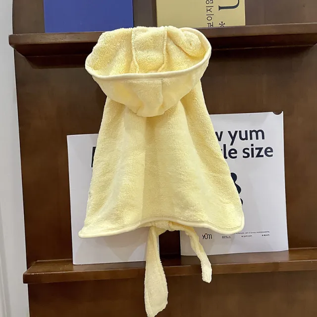 Dog Four Seasons Can Wear Bath Dry Bathrobe Yellow - Shop at LoveMi