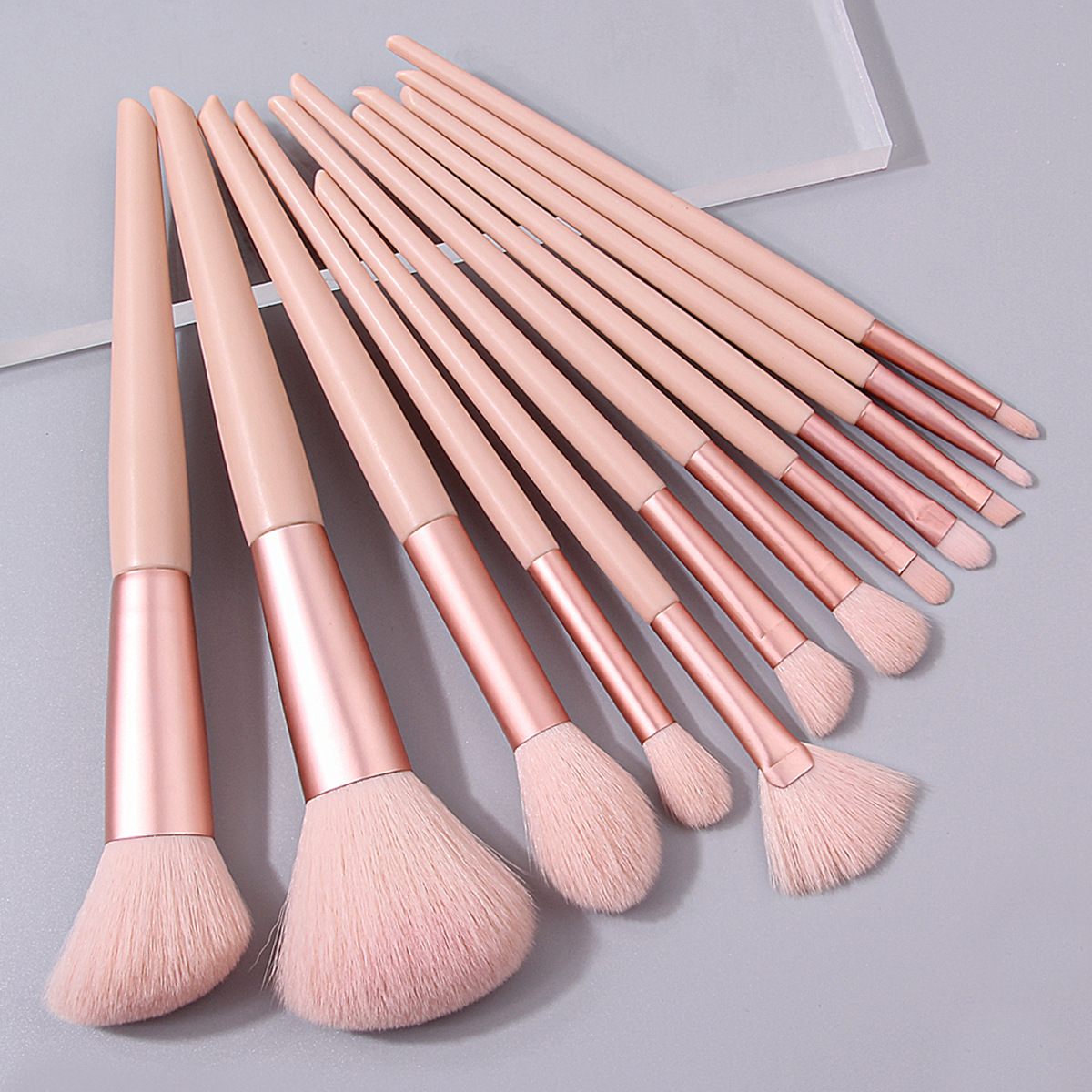12 PCs Makeup Brush Set Soft Hair Beauty Tools 7