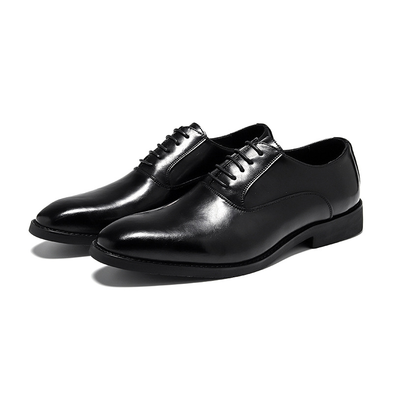 New Mens Pointed-toe, British-style, Minimalist Business Dress Shoes