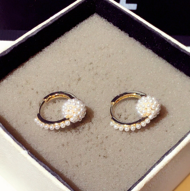 Fashion Trend Artificial Pearl Earrings Women