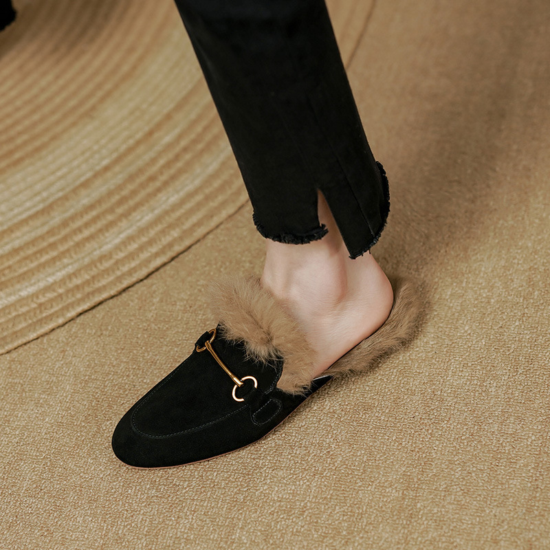 Fluffy Sheep And Suede Bunny Slippers