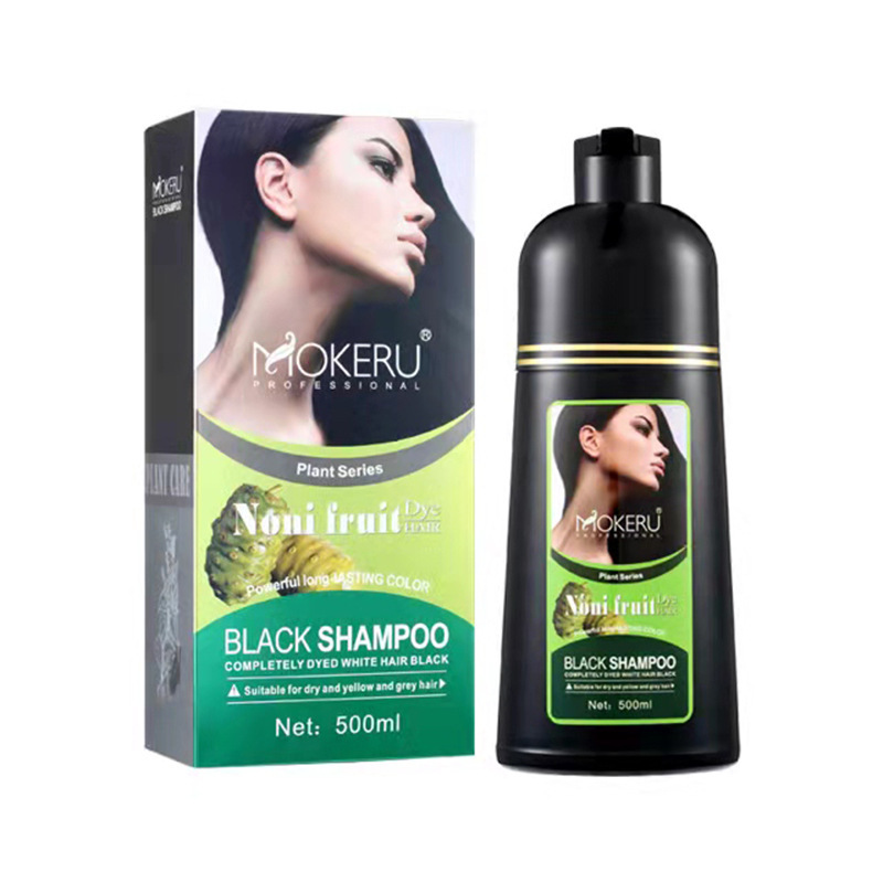 Organic Natural Fast Hair Dye Only 5 Minutes Noni Plant Black Hair Color Dye Shampoo Black - Shop at LoveMi