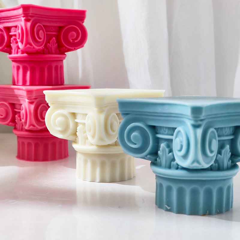 Roman Pillar Candle Silicone Mold - Image 5