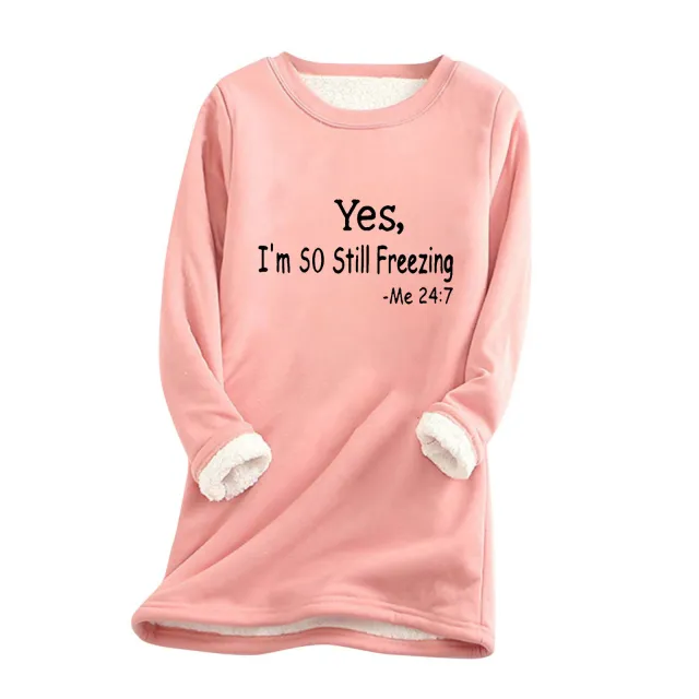 Thickened Plus Size Slim fit Letter printing Velvet Padded Bottoming Shirt Orange Red - Shop at LoveMi