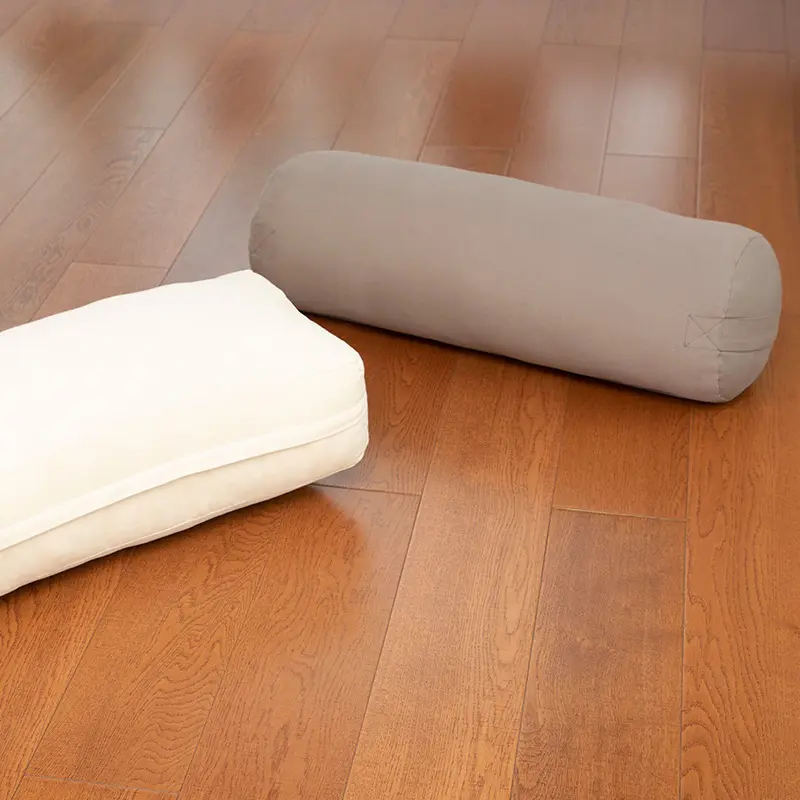 Home Pure Color Soft Comfortable Cylindrical Pillow