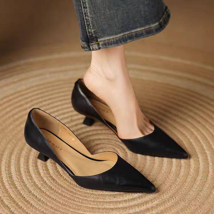 PU Slip-On Heels, picture 4 of 5