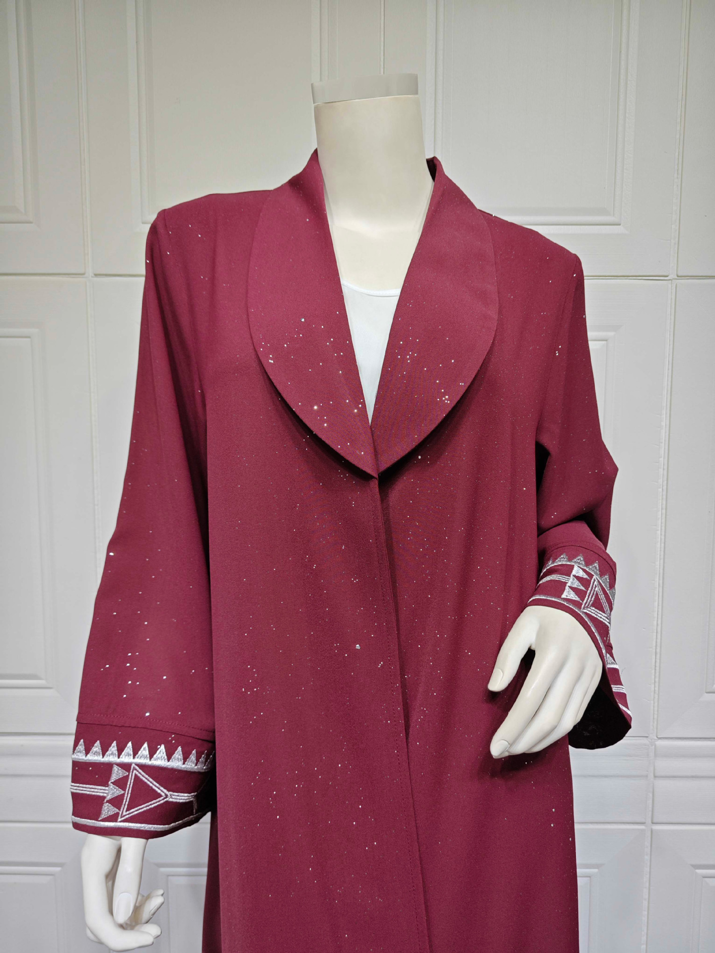 Title 17, Muslim Modest Womens Arab Abaya Cardigan Robe,...