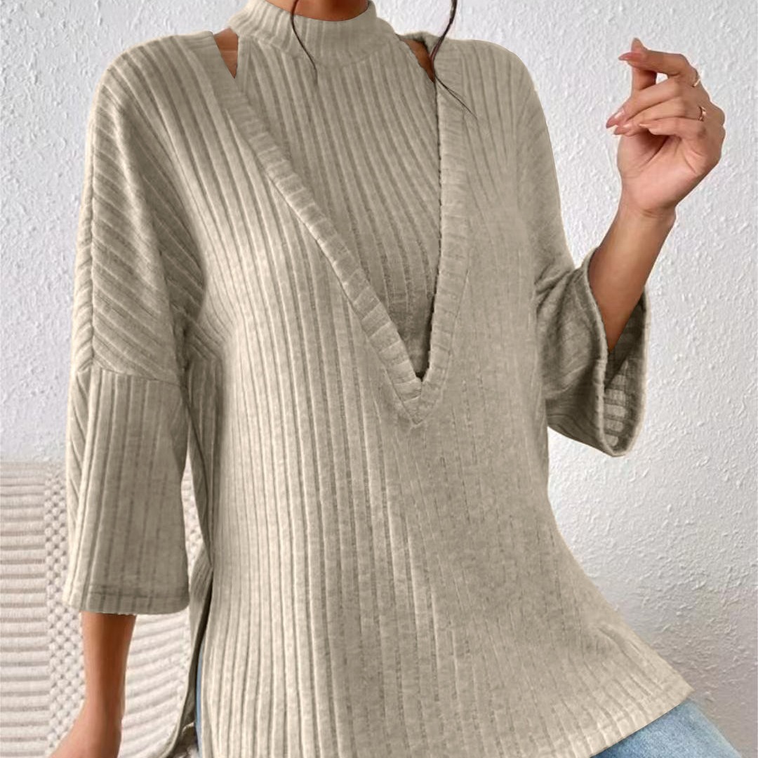 New Casual Solid Color Top Women's Suit