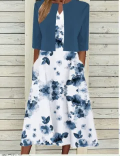 Women's Two-piece Set Dress Commuter Floral Print - 12 Models - View 1