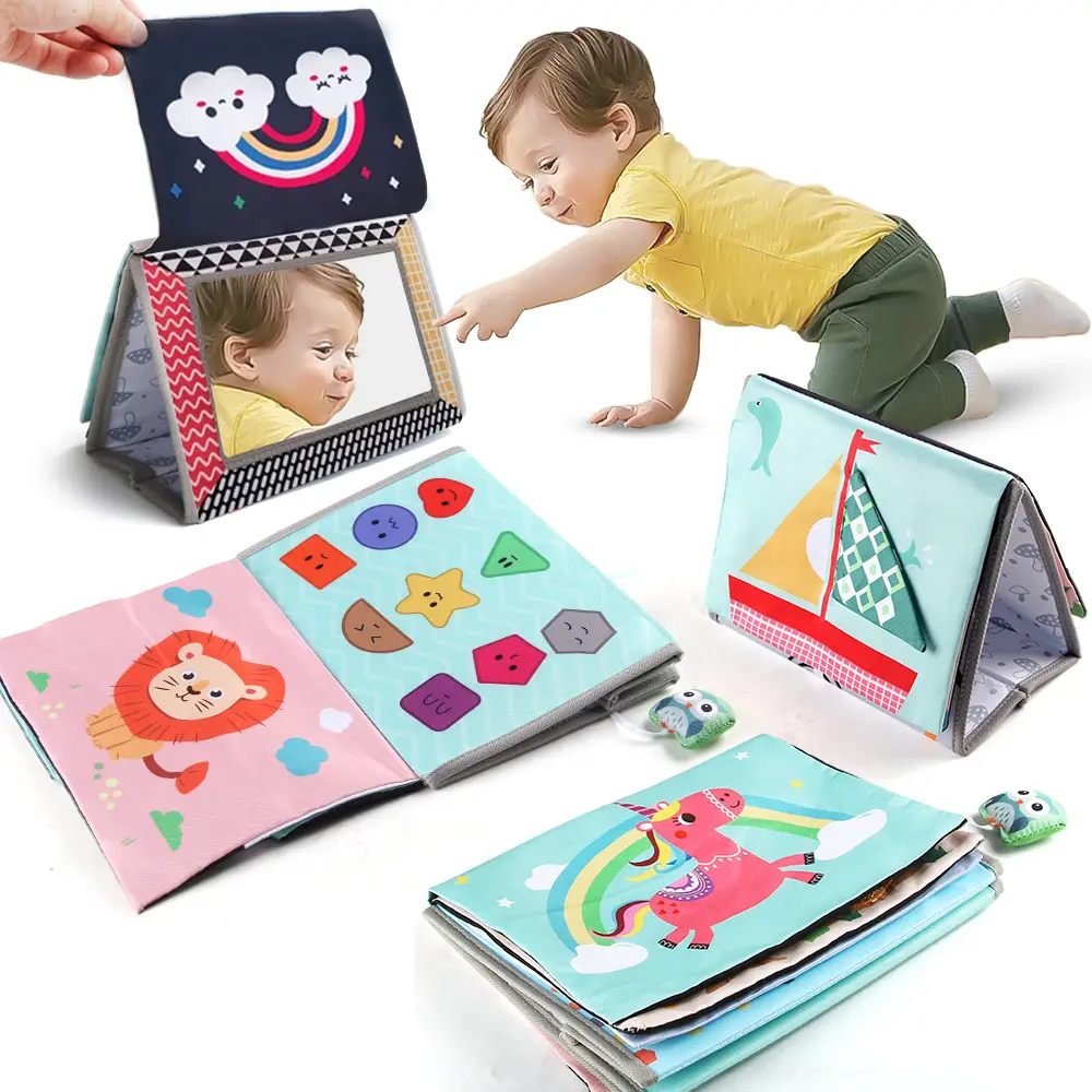 Baby Cloth Book Animal Tail Early Education