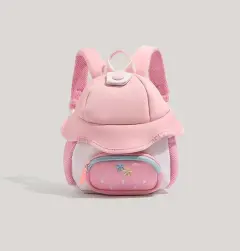 Cute Kindergarten Backpack Large Capacity Lightweight - Pink - View 1