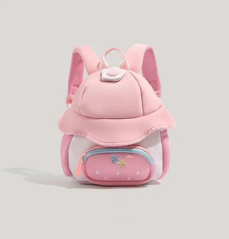 Cute Kindergarten Backpack Large Capacity Lightweight - Pink