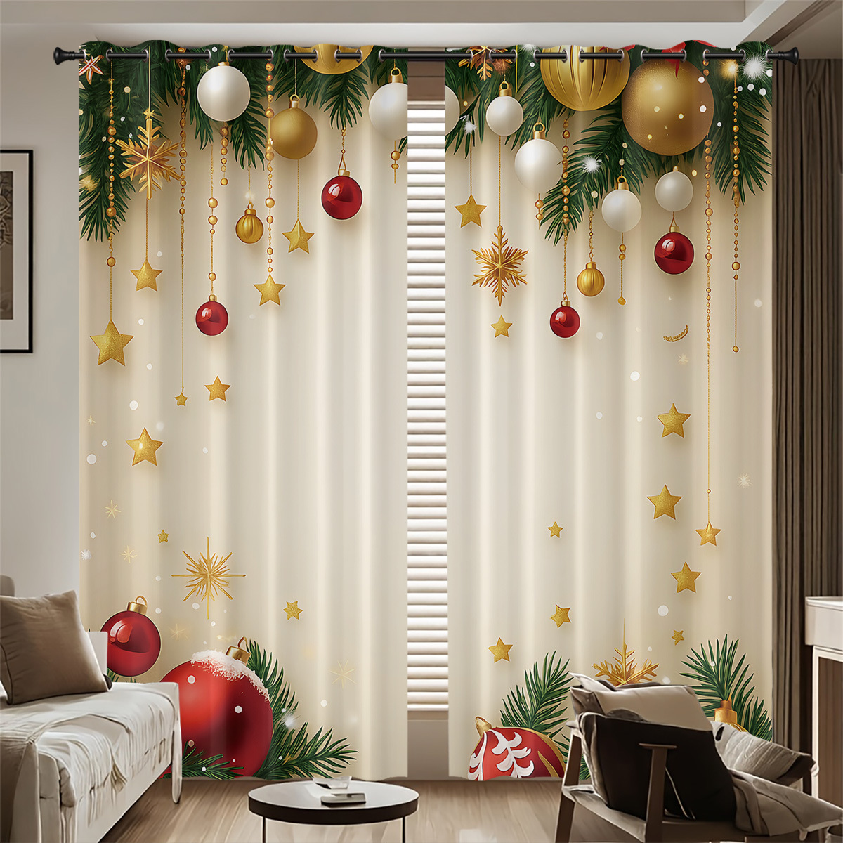 Thickened High-Precision Polyester Sun-Blocking Curtain