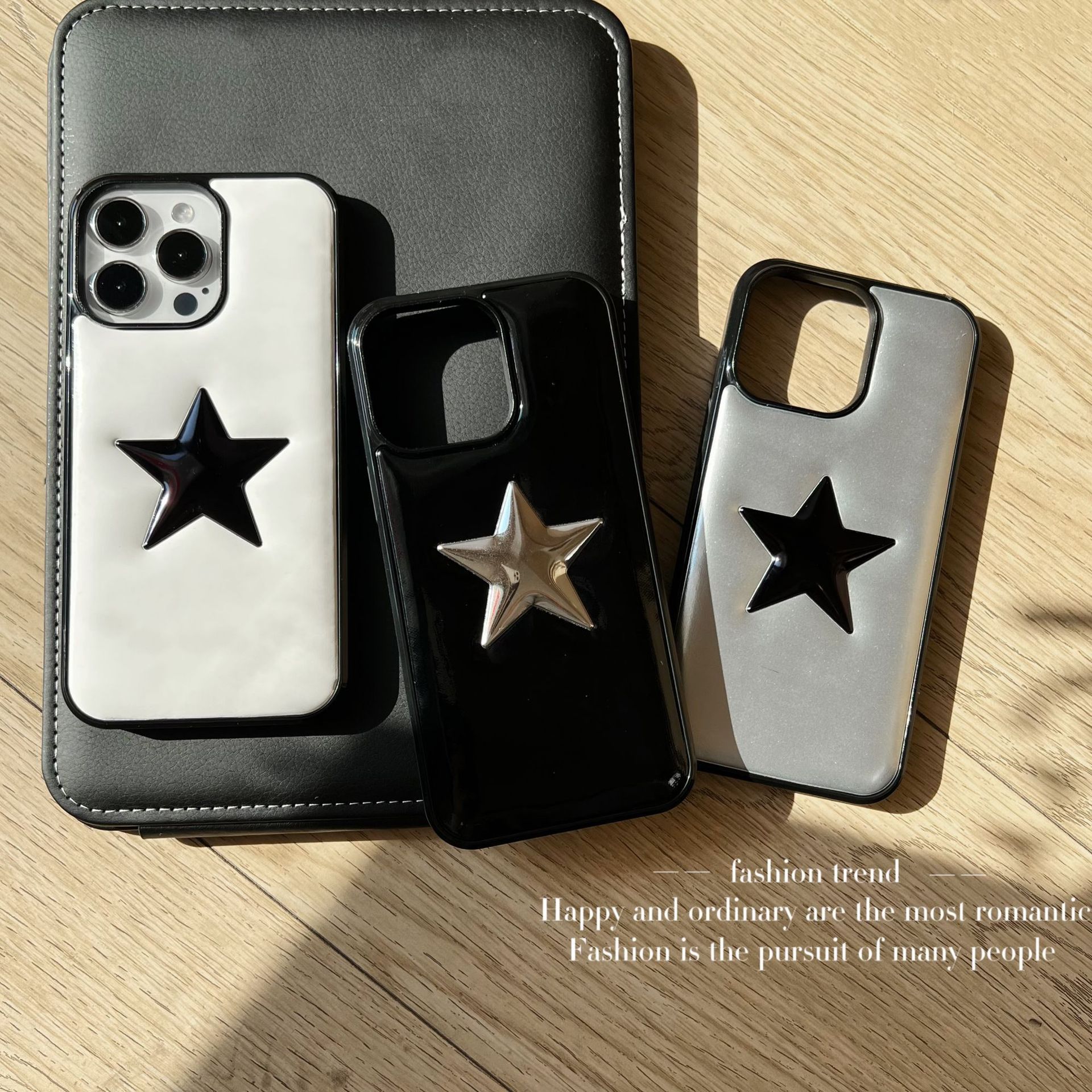 European And American Fashion Brand Phone Case Three-dimensional Down Jacket Imitation Leather