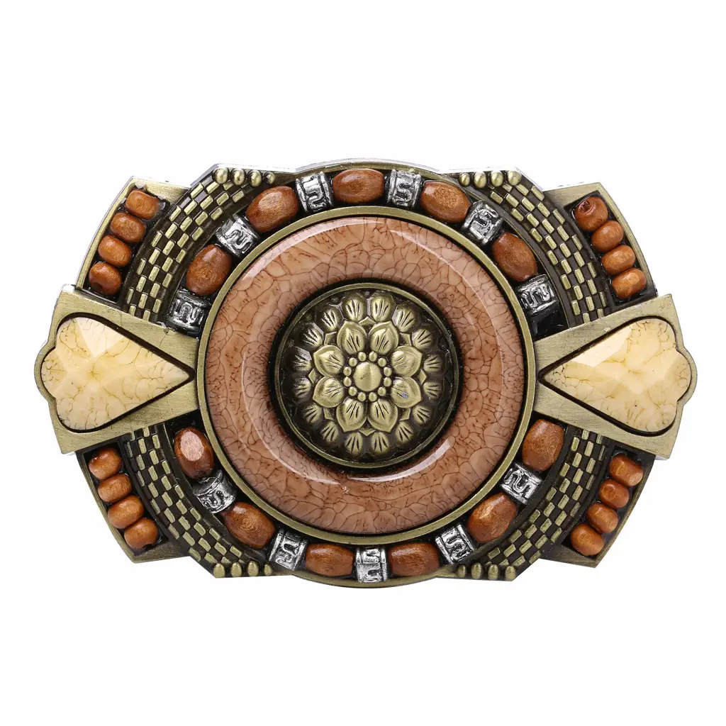 Bohemian Indian Gem Men's And Women's Belt Buckle