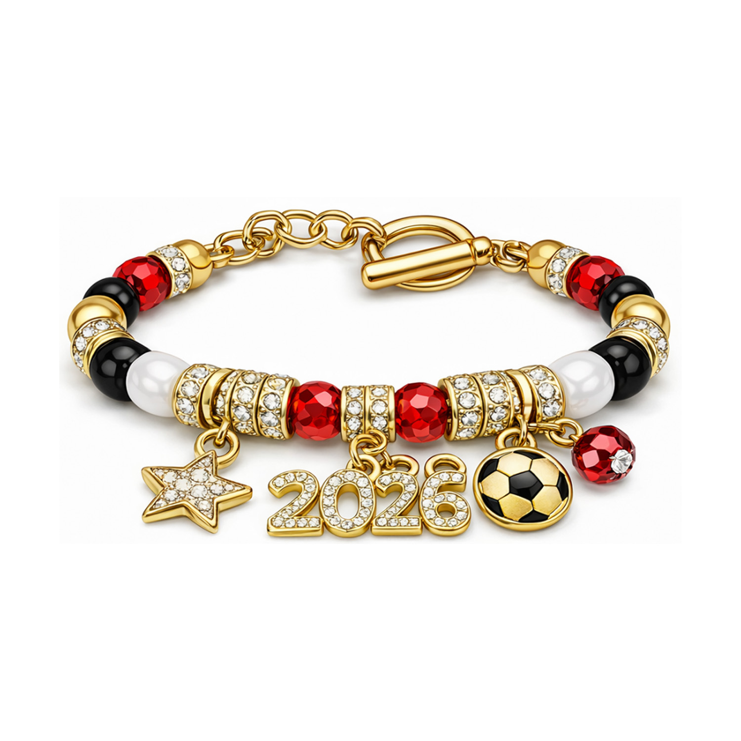 Adjustable Chain Soccer Bracelet
