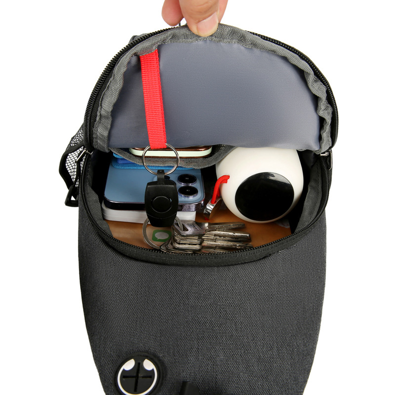 Mens Casual Simple Solid-color Shoulder Bag